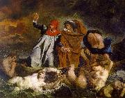 Eugene Delacroix The Barque of Dante Sweden oil painting artist